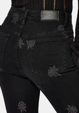 Selin Embroidered Denim Skinny Jean