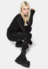 Selin Embroidered Denim Skinny Jean