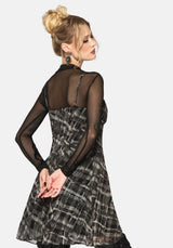 Rhoswen Checked Cami Mini Dress