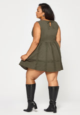 Siora Folklore Embroidered Lace Mini Dress