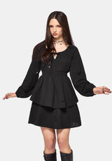 Marcia Tie Front Mini Dress