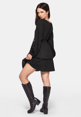 Marcia Tie Front Mini Dress