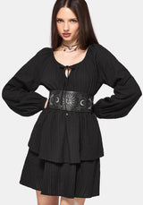 Marcia Tie Front Mini Dress