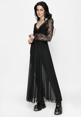 Eltharia Lace Bodice Maxi Dress