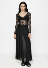 Eltharia Lace Bodice Maxi Dress