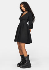 Sanct Embroidered Batwing Mini Dress