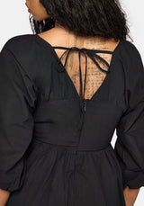 Sanct Embroidered Batwing Mini Dress