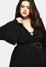 Millicent Chain Front Midi Dress