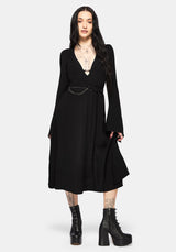 Millicent Chain Front Midi Dress