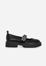 Swarm Bug Buckle Mary Jane Shoes