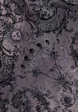 Gaia Celestial Print Chiffon Midaxi Dress
