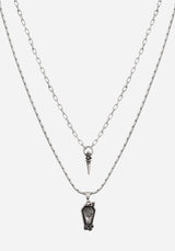 Arbor Coffin Pendant Necklace