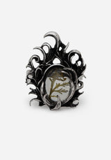 Marte Trapped Flower Ring