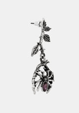 Rosethorn Widow Drop Earrings
