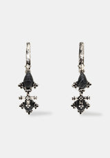 Crucentia Charm Hoops