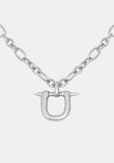 Ruzar Stainless Steel Layered Chain Necklace