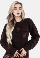 Hexborn Baba Yaga Gestrickt Pullover