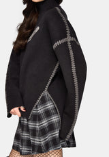 Mourn Moth Blanket Stitch Knit Jumper