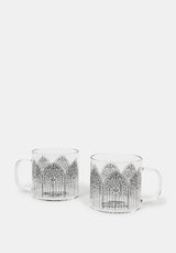 Cathedral Glas Becher (2 Stück Set)
