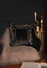 Abellona Embroidered Square Cushion