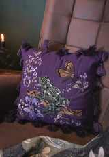 Toadstone Frosch Tassel Edge Square Kissen