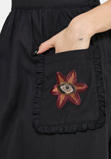 Mythos Embroidered Midi Skirt EU 34