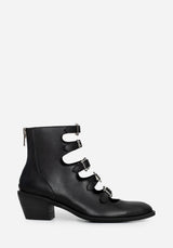 BRIDGET BUCKLED BOOTS