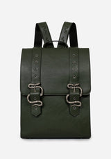 Mamba Snake Buckle Satchel Bag