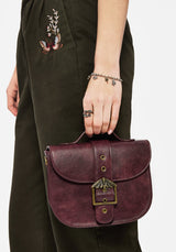 Rosamoth Buckle Crossbody Satchel Bag