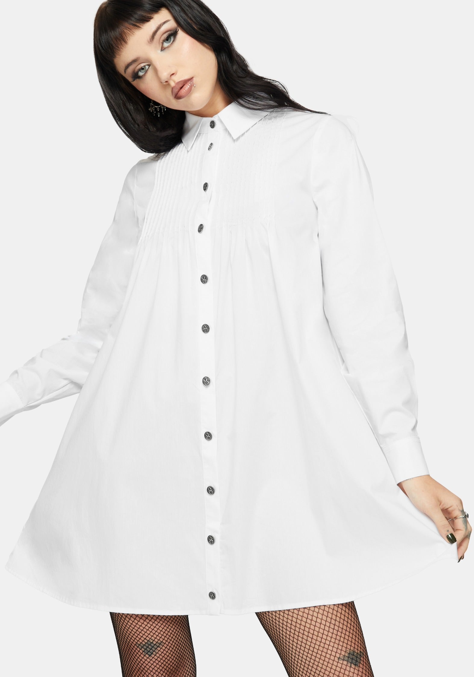 pilcro pintuck mini shirt dress Pilcro Pintuck Mini Shirt Dress at MarketFair Shoppes in Princeton, NJ