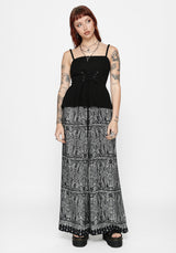 Zelira Paisley Print Palazzo Pant