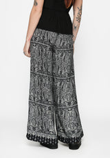 Zelira Paisley Print Palazzo Pant