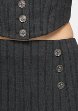 Blair Pinstripe High Waist Tailored Trouser