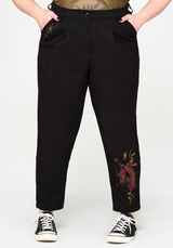 Phoenix Embroidered Tapered Trouser