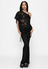 Khia Ruched Jersey Flare