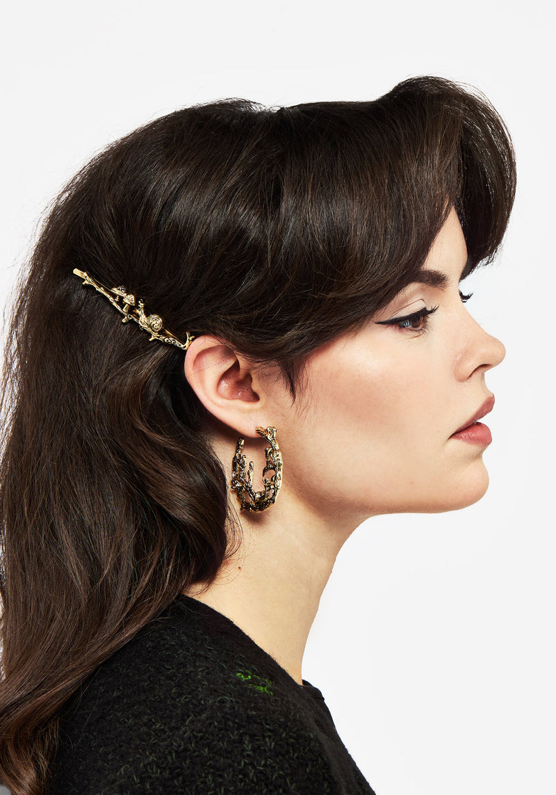 Zinnia Haar Anstecknadel