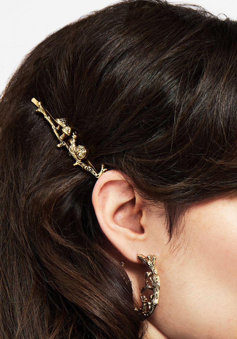 Zinnia Haar Anstecknadel