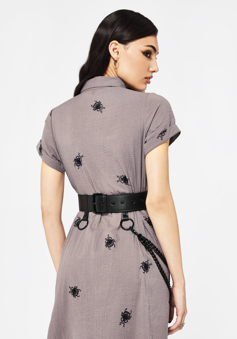 Calliope Chain Belt - Black