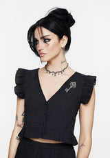 Gothic Cathedral Key Brooch