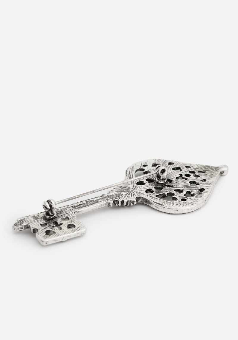 Gothic Cathedral Key Brooch