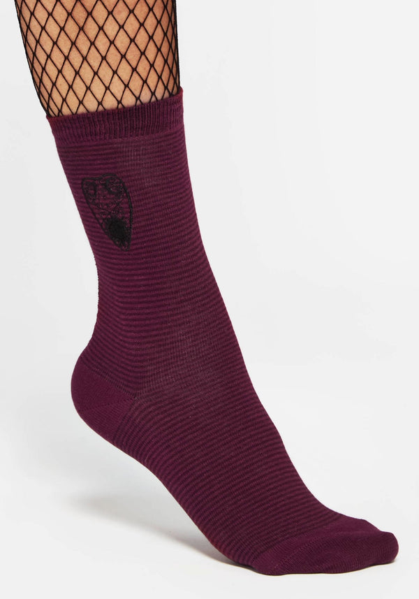 Kozmic Embroidered Socks