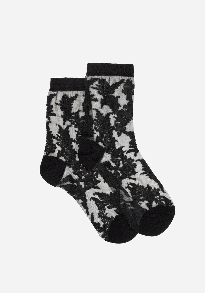 Esoteric Fern Lace Socks