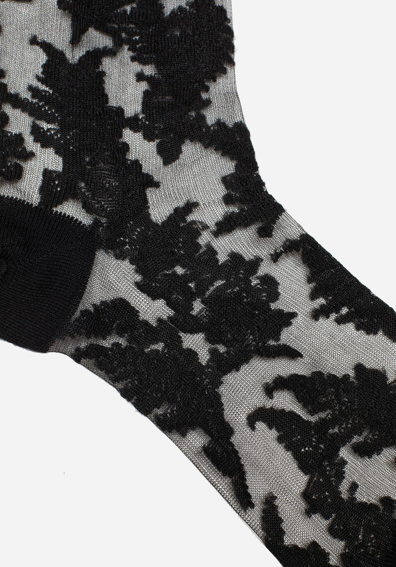 Esoteric Fern Lace Socks