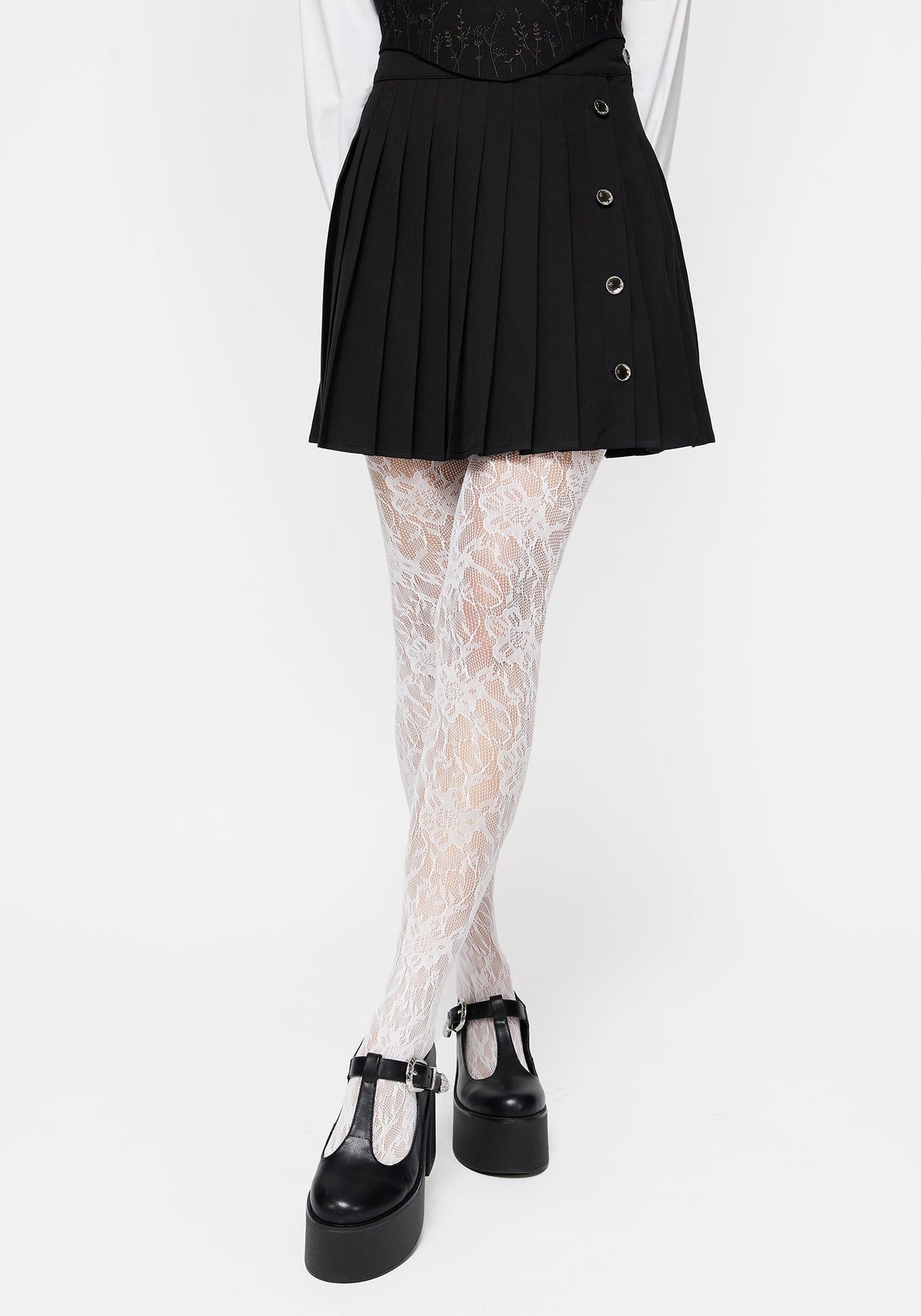 Phantasmic Transparent Spitze Strumpfhosen