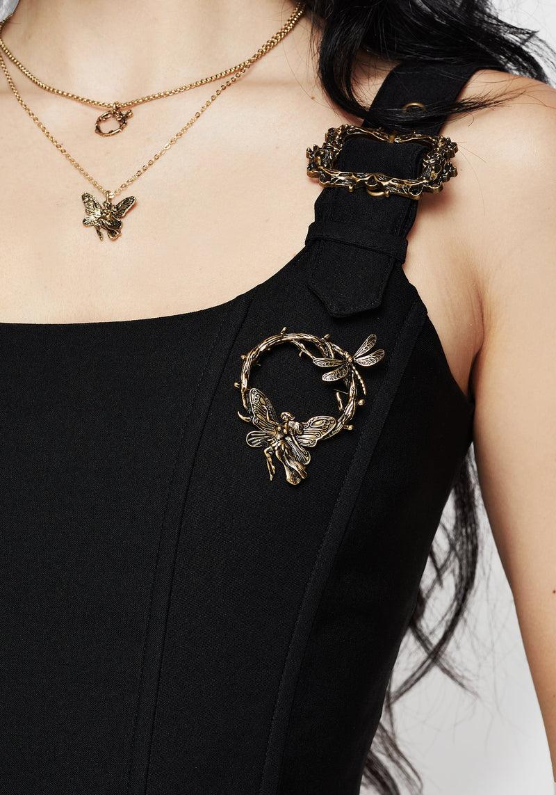 Maypole Fairy Brooch