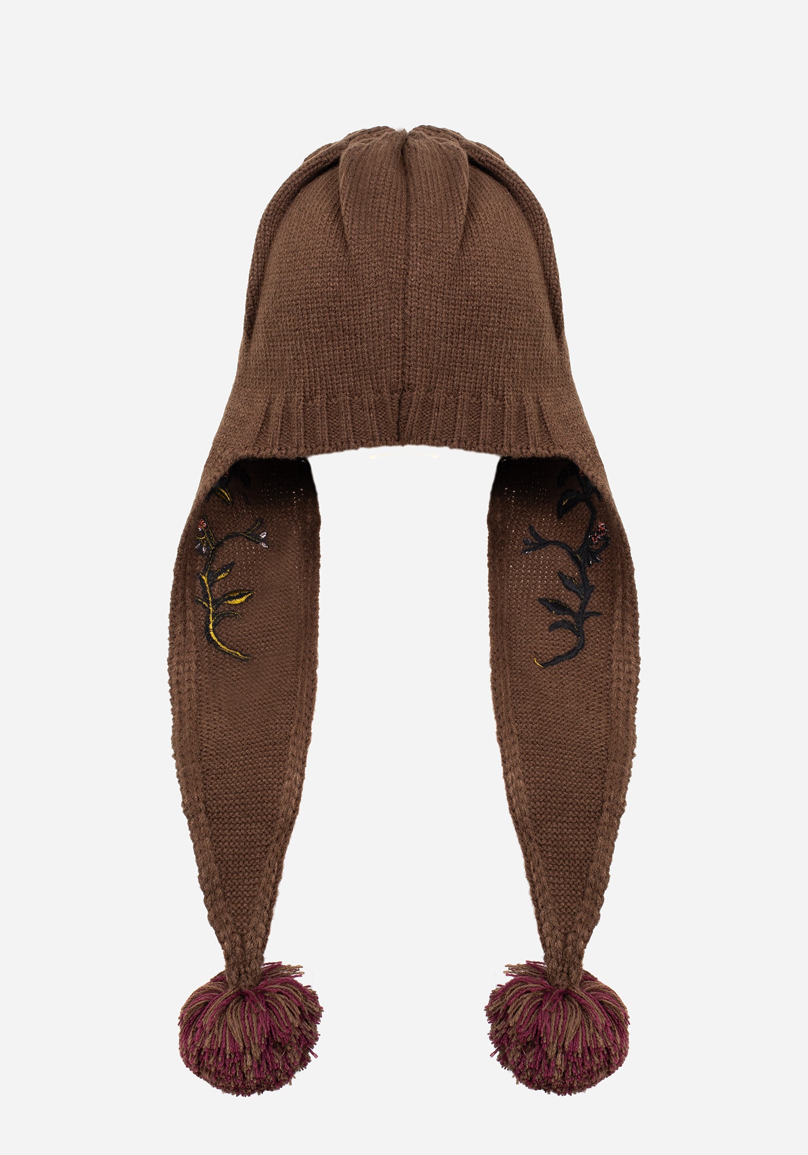 Liora Moth Floral Pom Pom Hat