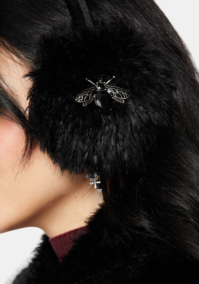 Aven Bug Floral Ear Muffs