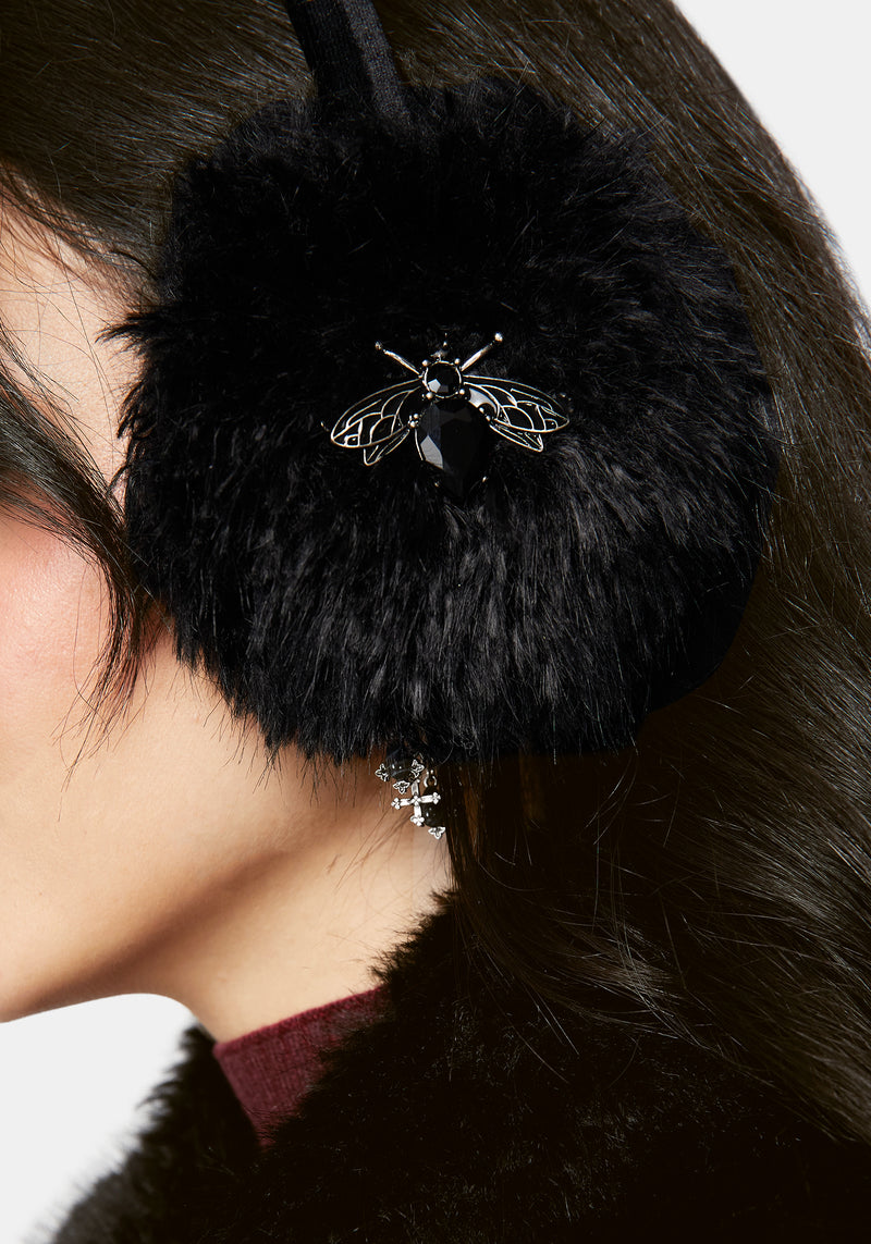 Aven Bug Floral Ear Muffs