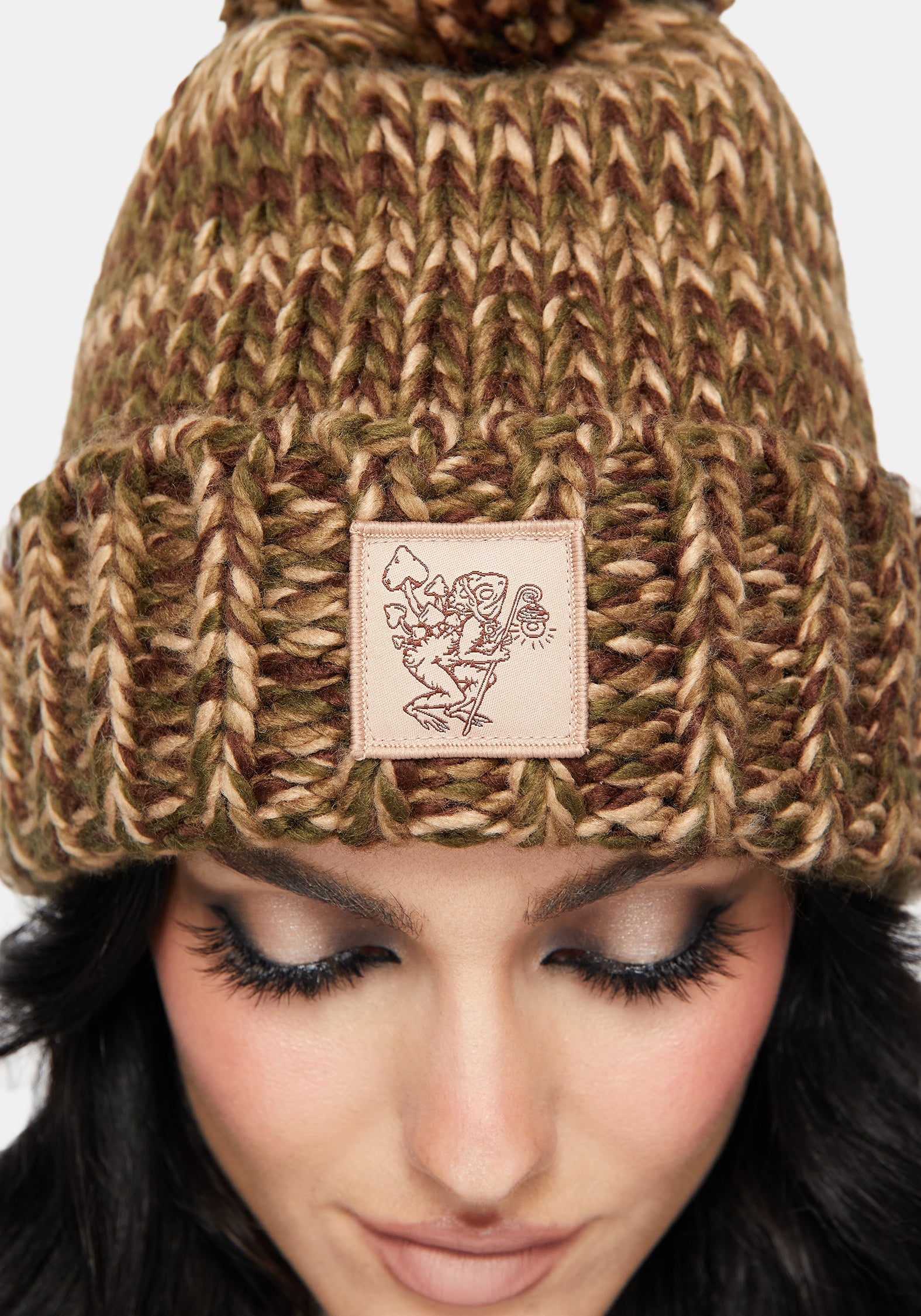 Daphne Frog Patch Cable Beanie