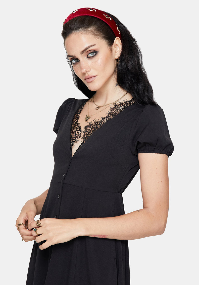 Silas Snake Velvet Padded Aliceband